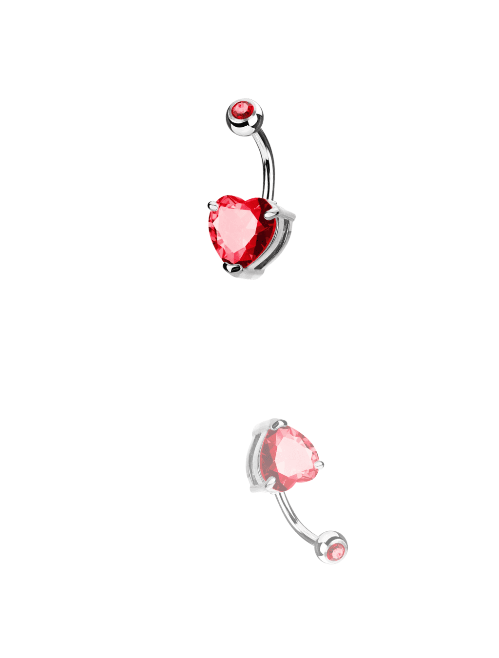 Piercing nombril coeur - La Fontaine a Bijoux