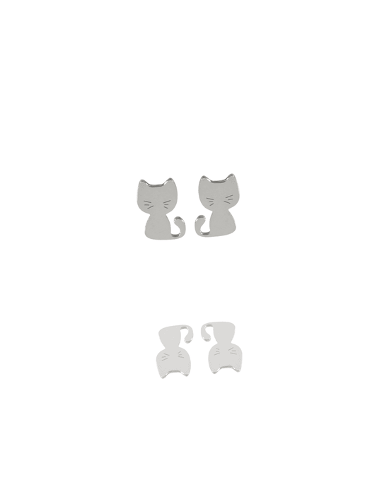 Boucles d'oreilles chat