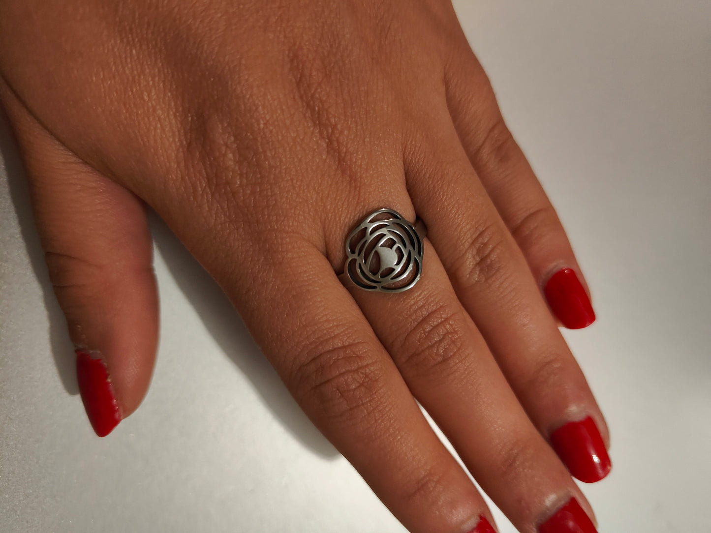 Bague rose