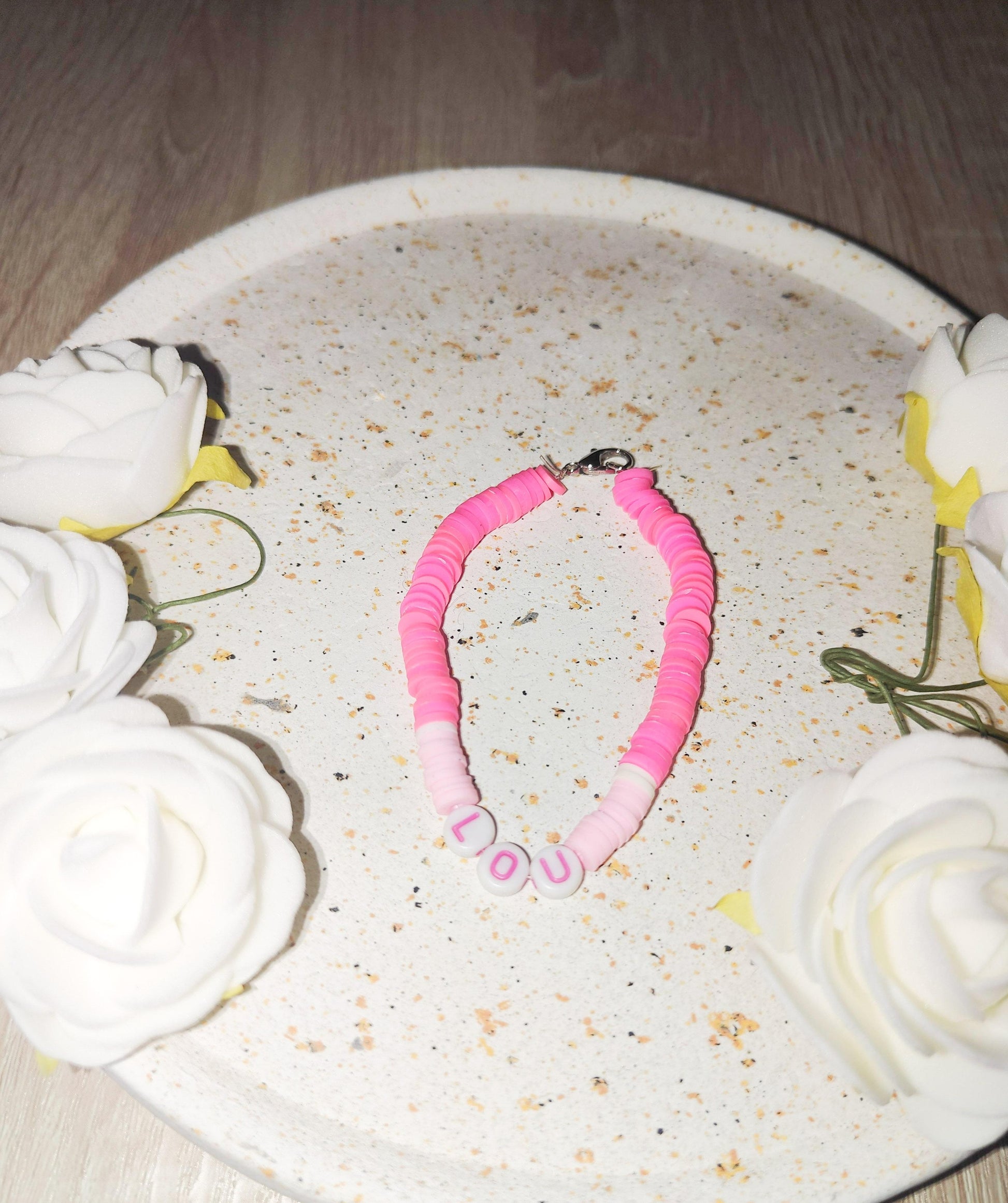 Bracelet perle personnalisé - La Fontaine a Bijoux